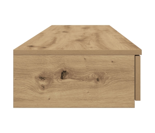 Mesa de Noche Roble Madera 150 x 36.5 x 16.5 cm Mesa de Noche
