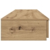 Mesa de Noche Roble Madera 150 x 36.5 x 16.5 cm Mesa de Noche