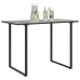 Mesa de Jardín  Gris 100x55x70 cm DPC y Acero