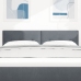 Cabecero Button Tufted Gris Oscuro 160 cm Terciopelo