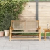 Banco de Jardín  Beige 122x76x73.5 cm Madera de Acacia