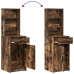 Gabinete Alto en Roble Ahumado, 40x41x135 cm, Hecho de Madera Elaborada