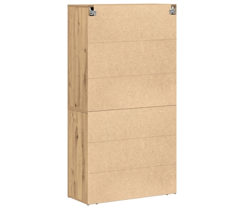 Armario Alto de Roble Artesanal 80x33x150 cm de Madera Elaborada
