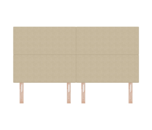 Cabecero VidaXL Diseño Sencillo Verde Claro Gris 180 cm Tela de Pana