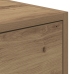 mueble para TV  de roble artesano 100x31x25,5 cm de madera elaborada