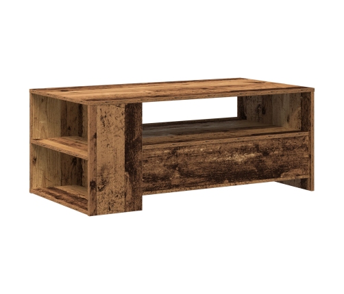 Mesa de café de madera vieja 102x55x43,5 cm de madera de ingeniería