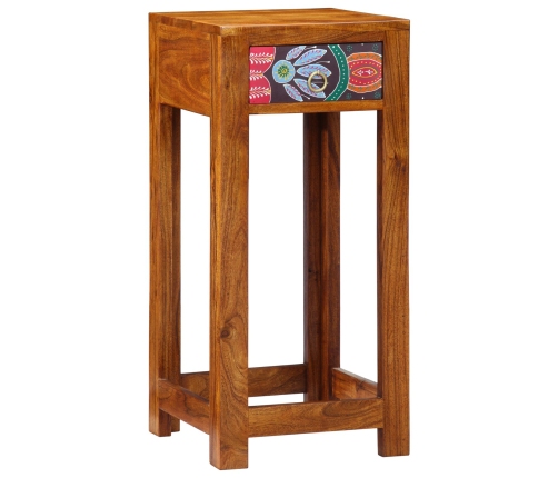 Soporte para Teléfono  35x35x75 cm de Madera Maciza de Acacia
