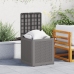 Caja de Almacenamiento Jardín Gris Claro 55x53x57 cm PP