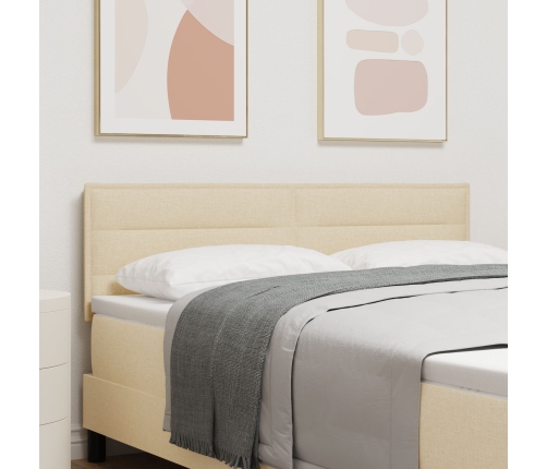Cabecero diseño Lines Crema 140 cm tela