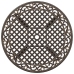 Juego de comedor de jardín de 7 piezas de  en aluminio fundido bronce