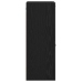 Armario de pared para baño  Negro Roble 30x30x80 cm Madera Fabricada