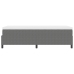 Cama Tipo Box Spring  con Colchón Gris Claro 100x200 cm Tela de Corduroy