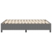 Cama Box Spring  Gris Claro 140x200 cm Tela de Corduroy