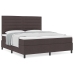 Cama Box Spring  con Colchón Gris Oscuro Super King de Tela