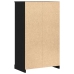 Mueble Alto  Roble Negro 60x35.5x103.5 cm Madera Resistente