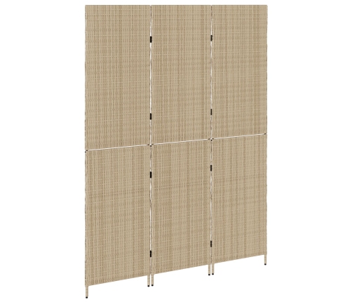 Separadores de Habitaciones Beige Madera Grande Plegable