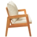 Banco de Jardín con Cojines 115x65x71 cm Madera Sólida de Acacia