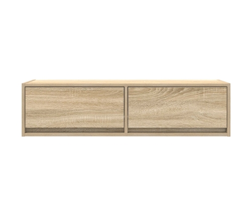 Mueble para TV Roble Sonoma 100x31x25,5 cm Madera elaborada