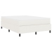 Cama Box Spring con Colchón Crema 160x200 cm Tela de Corduroy