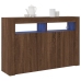 Aparador  Roble Marrón Madera de Ingeniería 116 x 30 x 75 cm