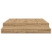 Marco de cama con almacenamiento  Roble artesanal Madera maciza