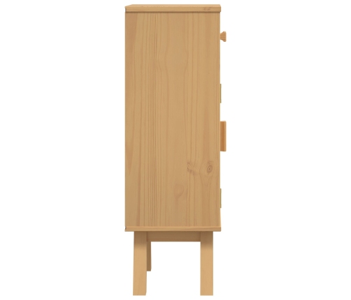 Armario de baño  35x30x90 cm de madera maciza de pino