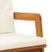 Banco de Jardín con Cojines 115x65x71 cm Madera Sólida de Acacia
