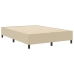 Cama con somier  Verde Claro Gris 160x200 cm Tela de Corduroy