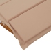 Tumbona Solar Juego de 2 Taupe Madera maciza de Acacia Estándar