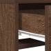 Mesa de Tocador  con Luces LED Madera de Fresno 50x41x140 cm