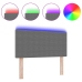 Cabecero LED  Diseño Sencillo Gris Claro 80 cm Tela de Pana