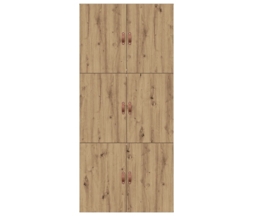 Estructura de Cama de Almacenamiento  Roble Artesanal 100x200 cm