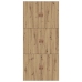 Estructura de Cama de Almacenamiento  Roble Artesanal 100x200 cm