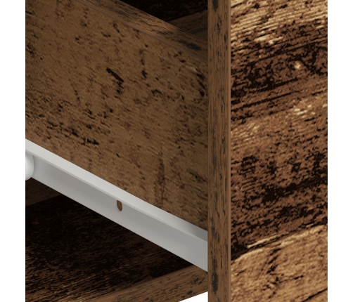 Highboard Madera Envejecida 80x33x150 cm Madera Estratificada