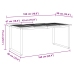 Juego de Comedor de Jardín Set de 7 Gris Claro Aluminio Duradero