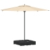 Set de Base de Parasol Cantilever de 2 Piezas  - 150kg de Arena o 113kg de Agua