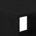 Mesa de Café  Negra de Roble 90x49x45 cm de Madera Elaborada