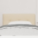 Cabecero VidaXL con Botones Acolchados Crema de 90 cm en Tela