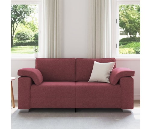 Sofá  Rojo viento Tela, Madera Regular Sofá Rectangular