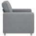 Sillón  Gris Claro 59 cm Tela