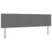 Cama con Box Spring  y Luz LED Gris Claro Super King de Tejido de Corduroy