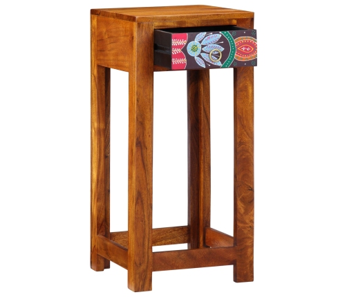 Soporte para Teléfono  35x35x75 cm de Madera Maciza de Acacia