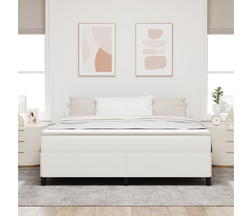 Estructura de cama  Crema 180x200 cm Tejido de Pana