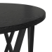 Mesas Laterales Apilables  3 pcs Negro Madera de Roble Ingenierizada
