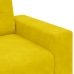 Sofá  de 3 Plazas Amarillo 180 cm Terciopelo