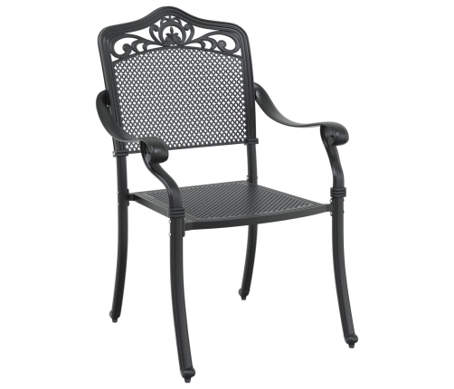 Set de 4 Negro Aluminio Fundido 150x90x72 cm