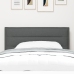 Cabecero  Diseño de Líneas Gris Oscuro 80 cm Tela