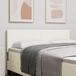 Cabezal  Diseño Sencillo Crema 140 cm Tela de Pana