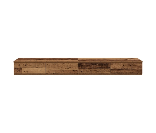 Mesa de Noche  Madera Vieja Madera 150 x 36.5 x 16.5 cm
