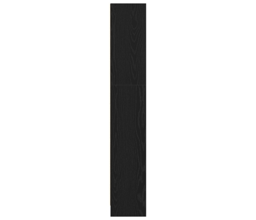 Estantería de roble negro  - 60 x 24 x 143 cm - Hecha de madera elaborada